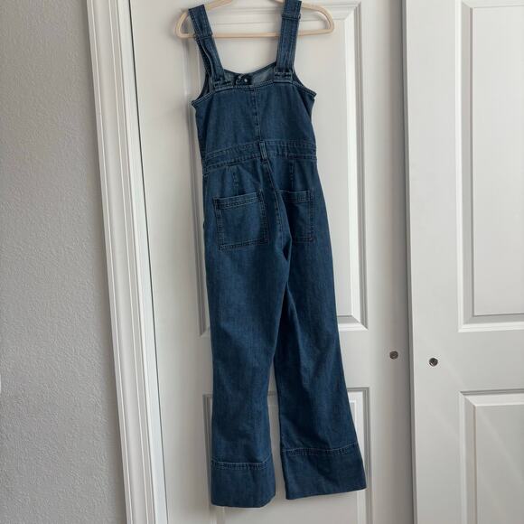 Aerie Blue Denim Jumpsuit - Picture 3 of 16